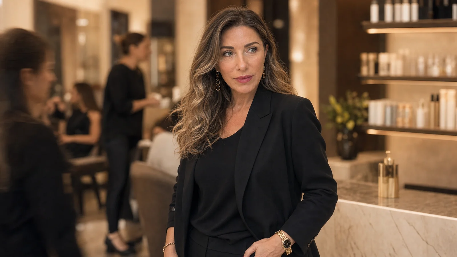 Open Day per centri estetici a Milano: Rossella Mazzotti durante una giornata di vendita